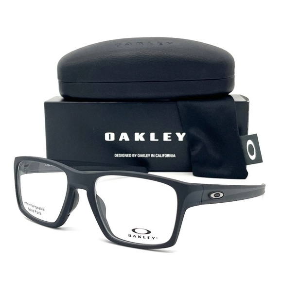 OAKLEY LITEBEAM OX8140-0153 Stain Black / Demo Lens 53mm Eyeglasses